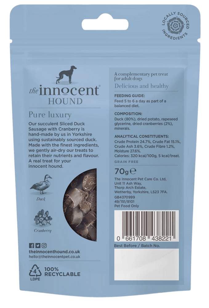 Sliced Duck Sausage makupalat, 70g, view: 1