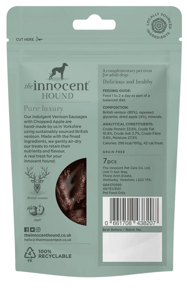 Venison Sausages makupalat, 7 kpl, view: 1