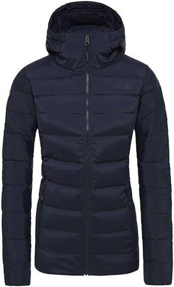 Stretch Down Hoodie -naisten untuvatakki, tummansininen, view: 0