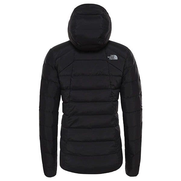 Stretch Down Hoodie -naisten untuvatakki, musta, view: 1