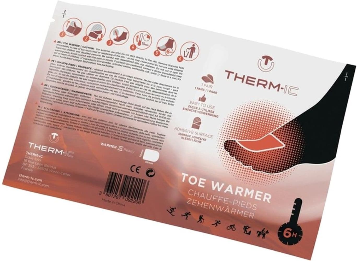 Toewarmer varpaidenlämmittimet, 2 x 5 kpl, view: 1