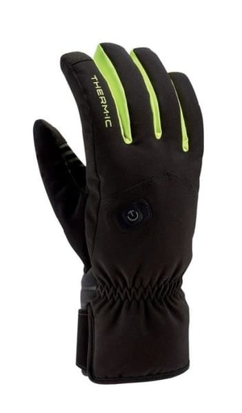 Gloves Ultra Heat Boost lämpöhanskat, Light Black/Yellow, view: 0