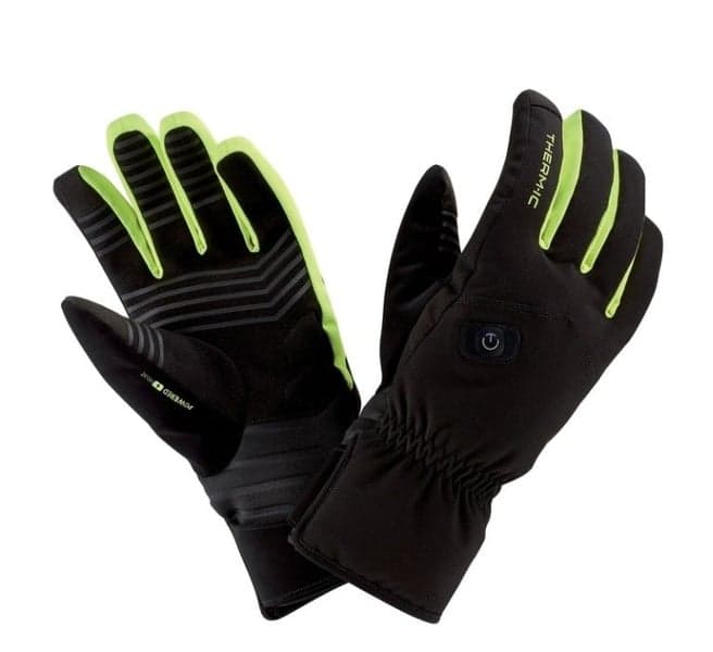 Gloves Ultra Heat Boost lämpöhanskat, Light Black/Yellow, view: 2