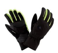 Gloves Ultra Heat Boost lämpöhanskat, Light Black/Yellow - view: 2