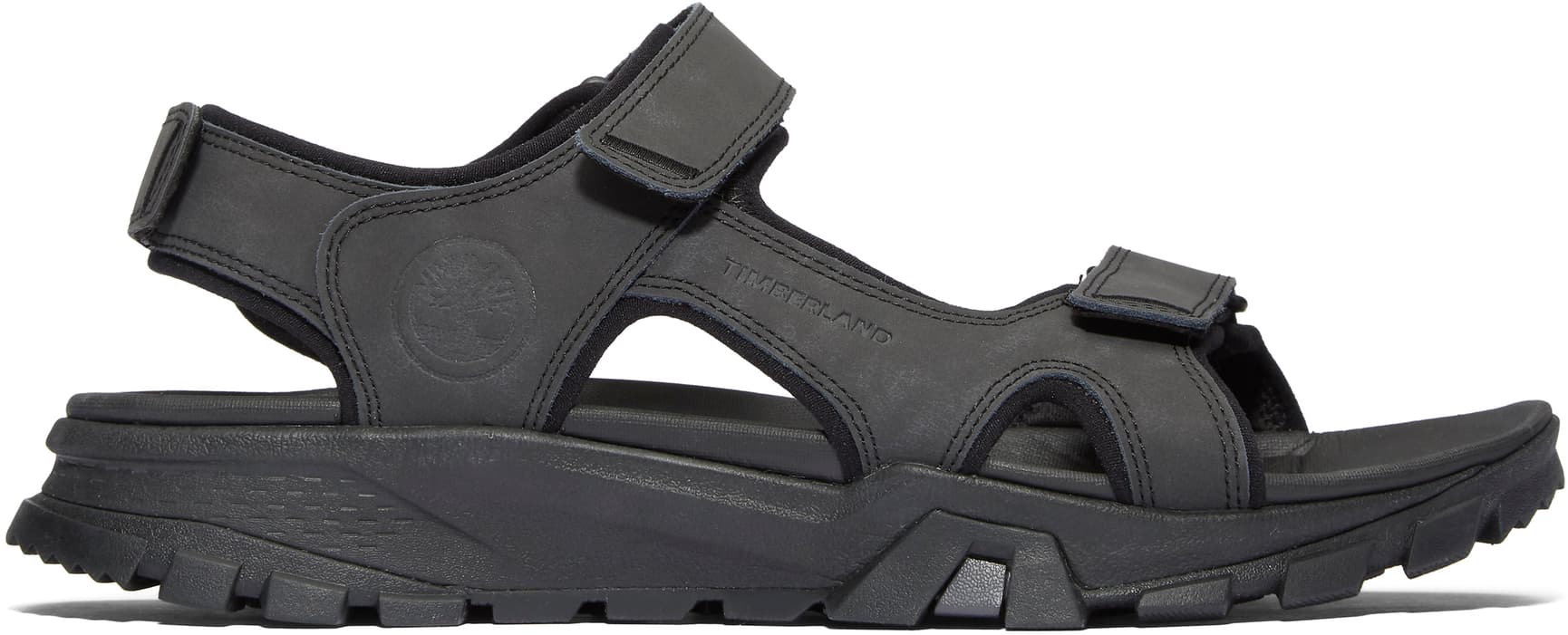 Lincoln Peak 2 Strap Sandal sandaalit, Jet Black, view: 0