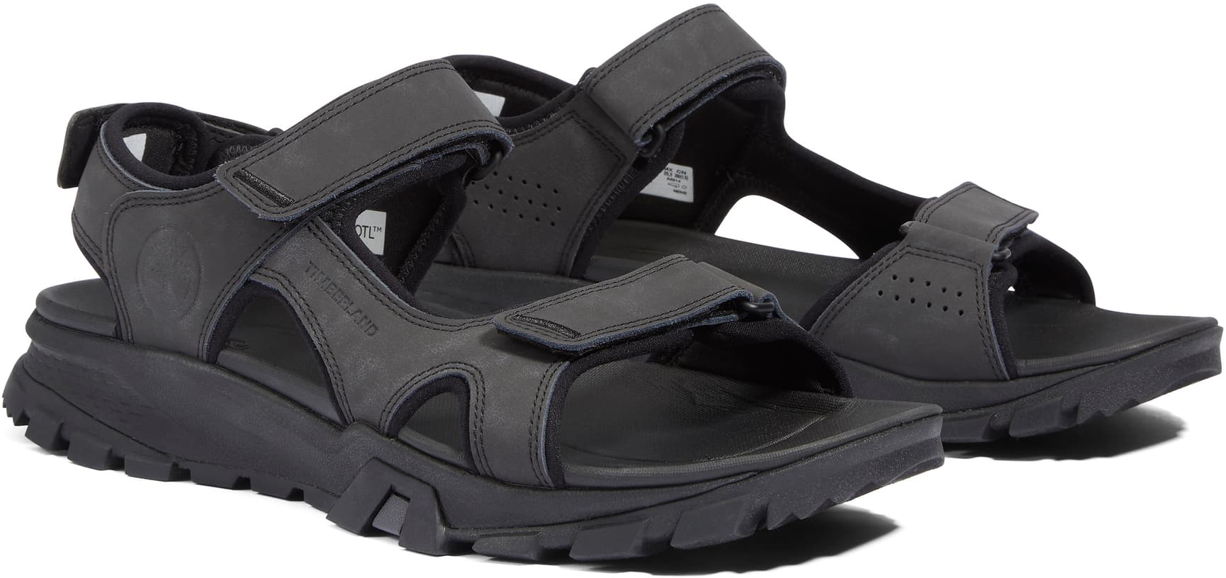 Lincoln Peak 2 Strap Sandal sandaalit, Jet Black, view: 1