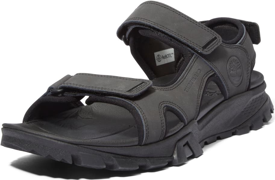 Lincoln Peak 2 Strap Sandal sandaalit, Jet Black, view: 2