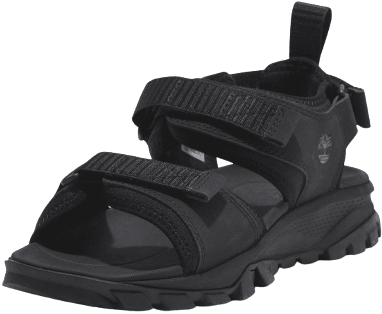 Lincoln Peak 2 Strap Sandal naisten sandaalit, Blk Leather, view: 6