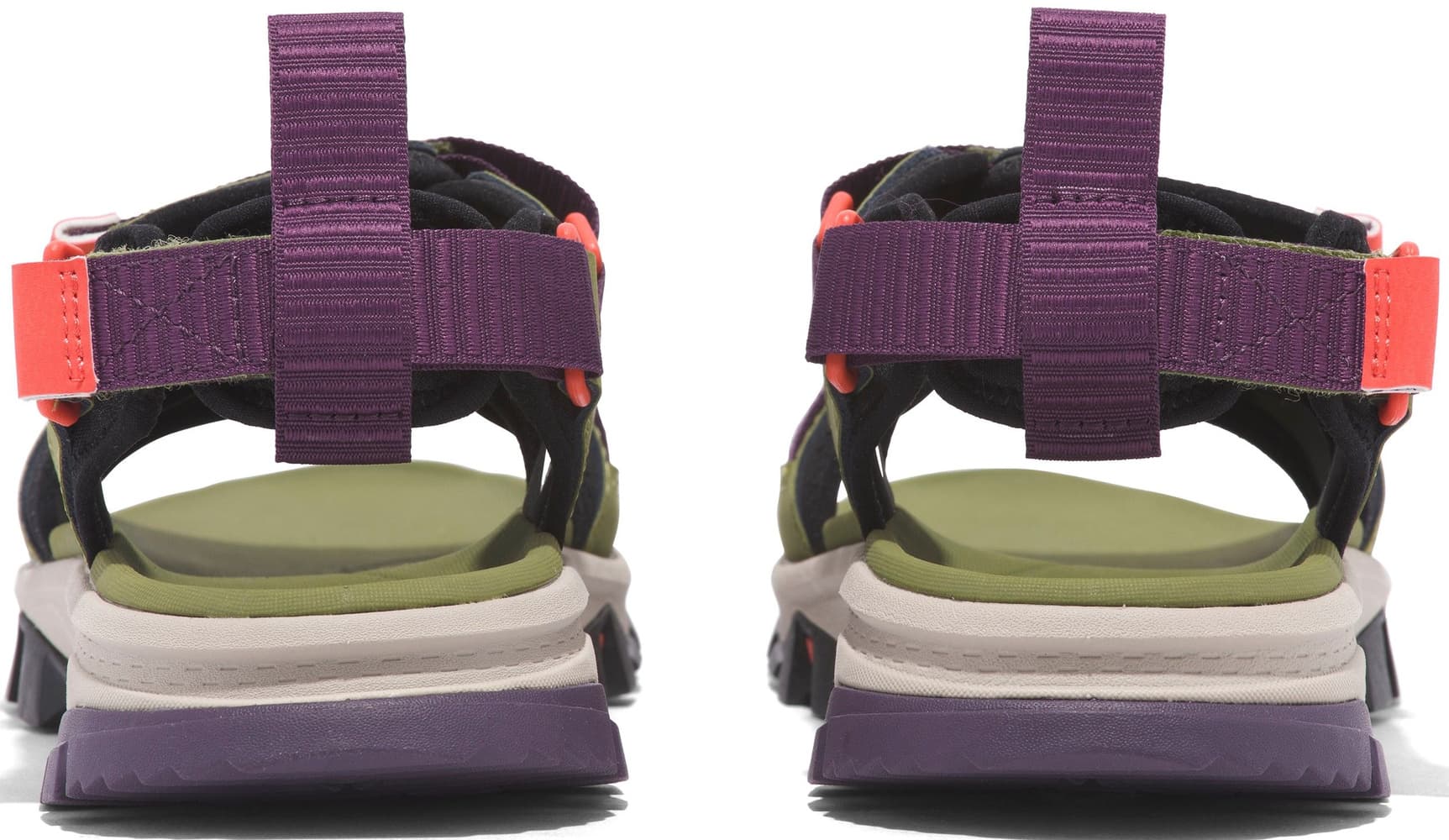 Womens Lincoln Peak 2 Strap Sandal Md naisten sandaalit, Grn Leather, view: 3