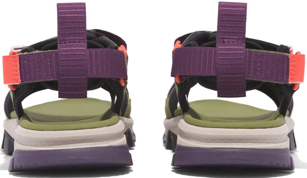 Womens Lincoln Peak 2 Strap Sandal Md naisten sandaalit, Grn Leather, view: 3