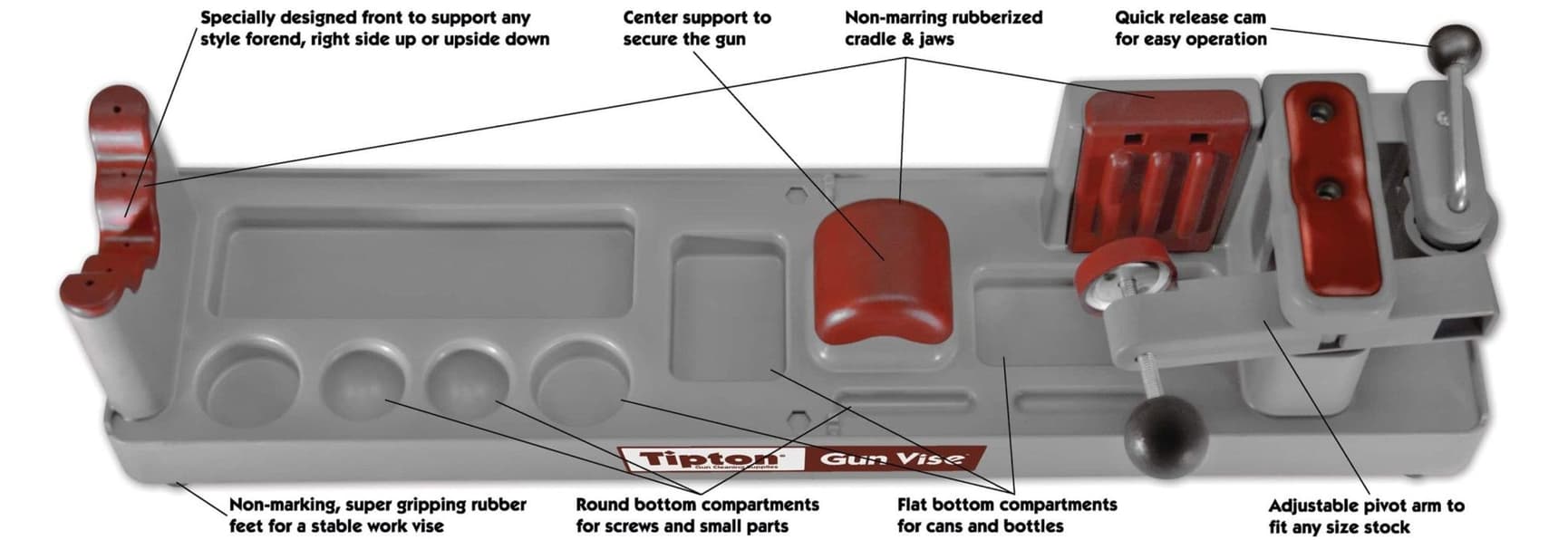 Gun Vise Aseen Huoltopenkki, view: 2