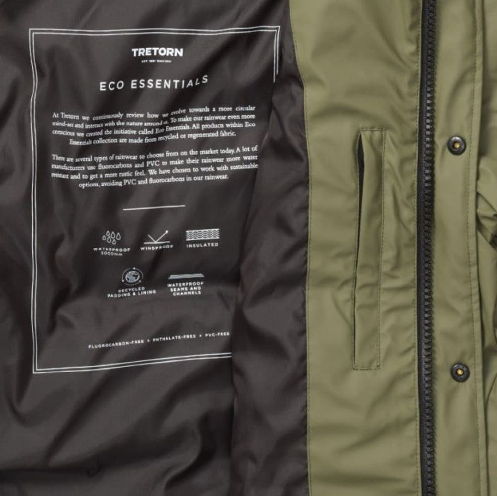 Baffle Jacket talvitakki, unisex, vihreä, view: 2