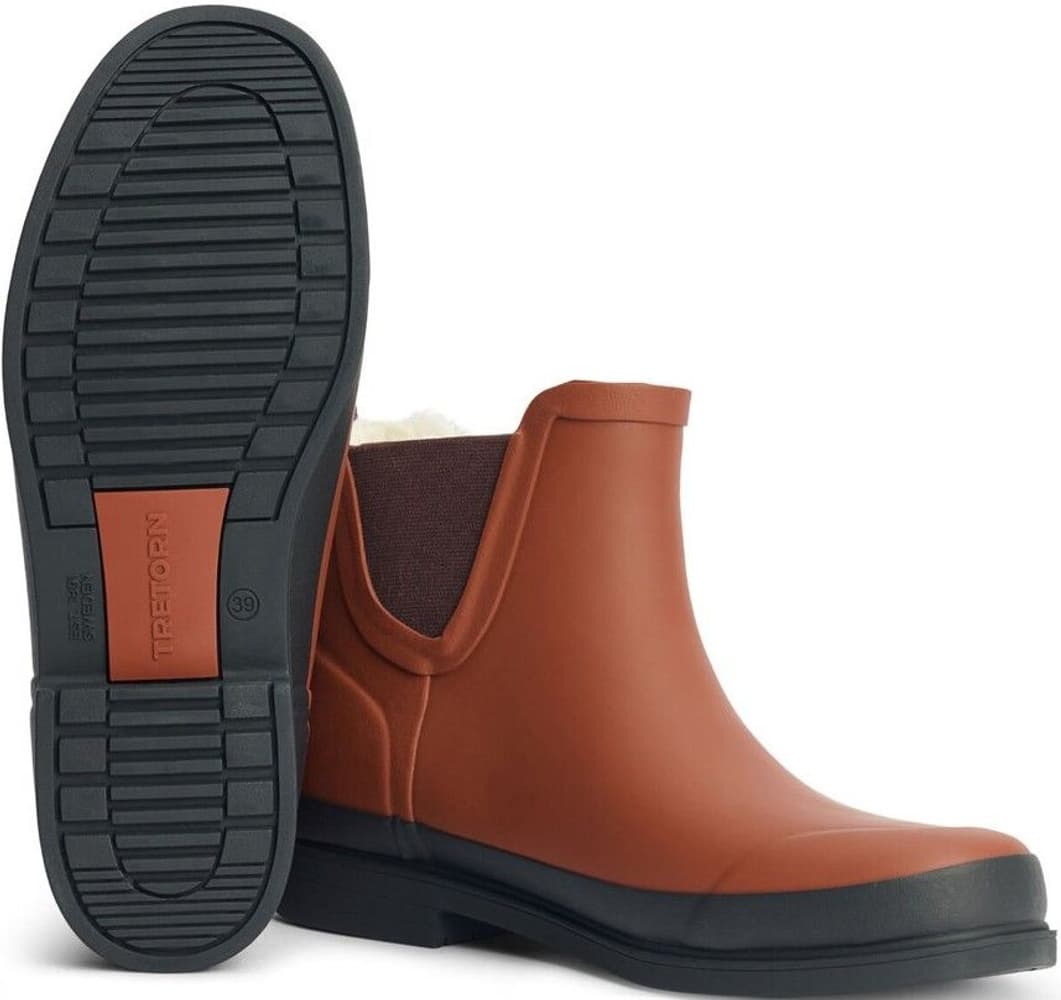 Eva Winter naisten talvikenkä, punaoranssi/musta, view: 2