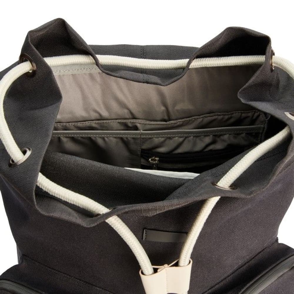 Bjäre päiväreppu, musta/vaaleanruskea, view: 3