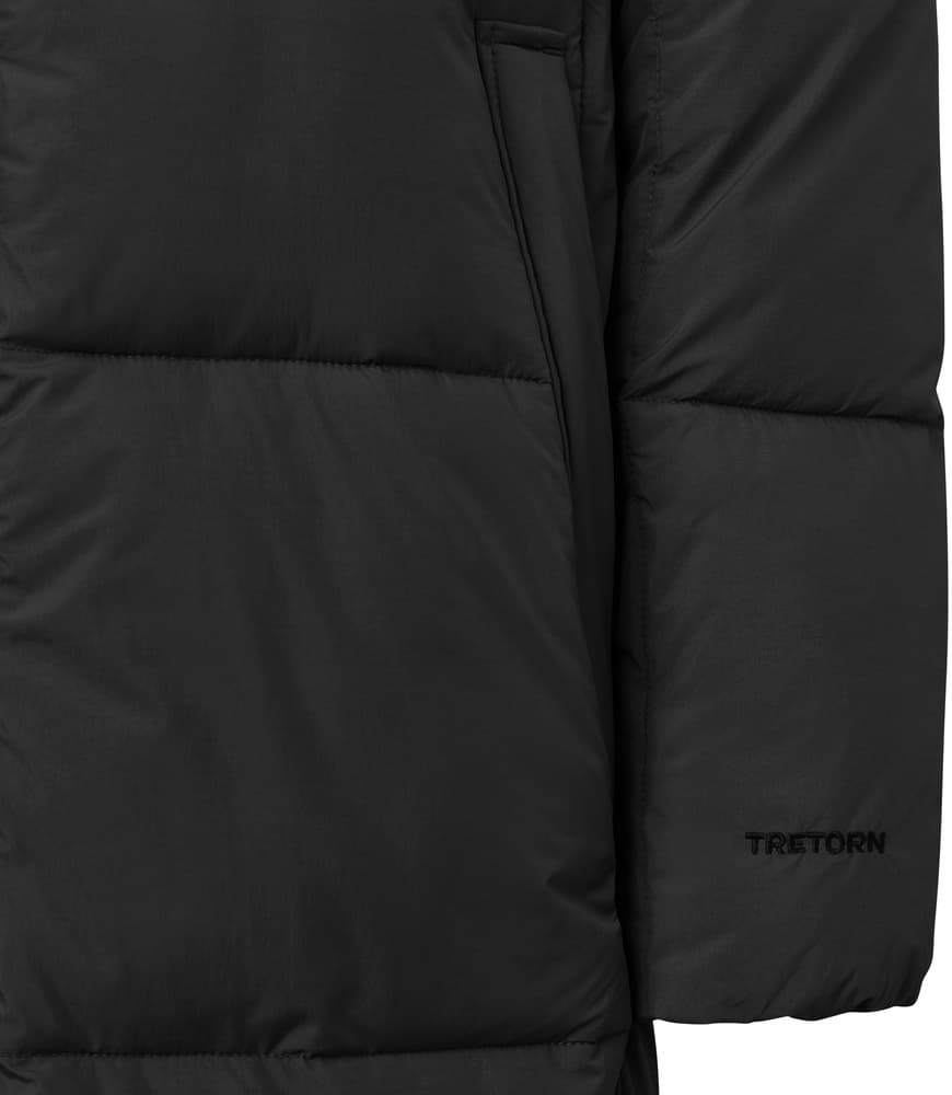Puffer Parka naisten toppatakki, Jet Black, view: 2