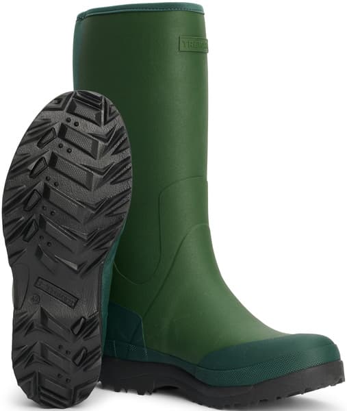 Terräng Lutum Unisex kumisaappaat neopreenivuorilla, vihreä, view: 2