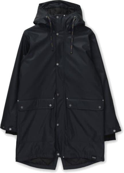 Padded Raincoat topattu sadetakki, tummansininen, view: 0