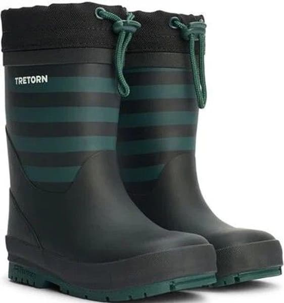 Gränna lasten talvisaappaat, musta/vihreä, view: 0