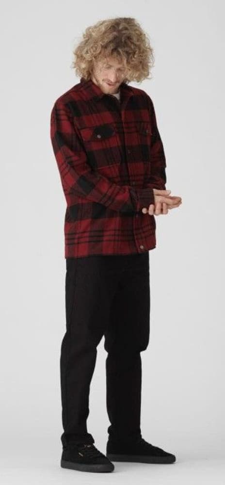 Sarek Trail Shirt pitkähihainen paita, punainen/musta, view: 3