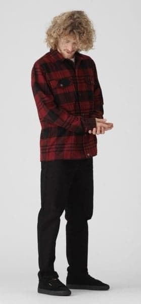 Sarek Trail Shirt pitkähihainen paita, punainen/musta, view: 3