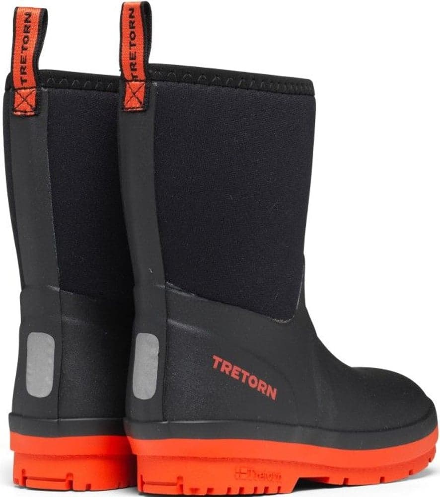 Kuling Neoprene lasten vuorelliset saappaat, musta/oranssi, view: 3