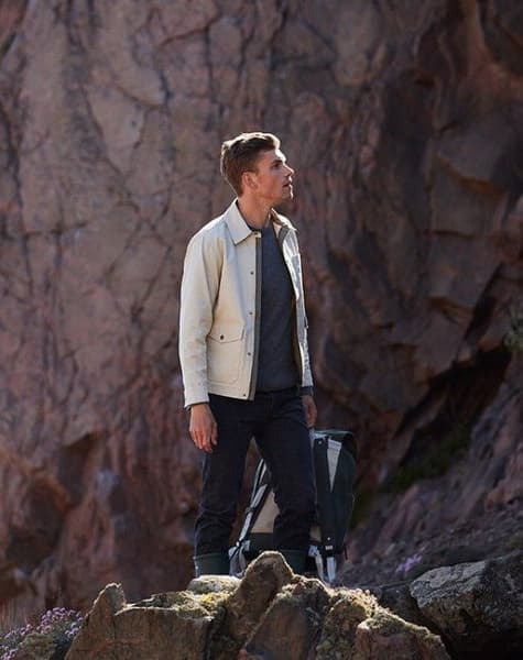 M's Sarek Shirt Jacket Sand, view: 3