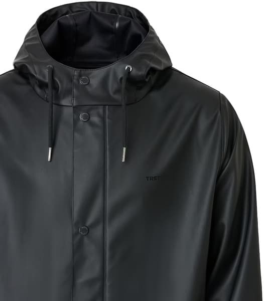 Wings Long Rain Jacket Unisex sadetakki, Jet Black, view: 2