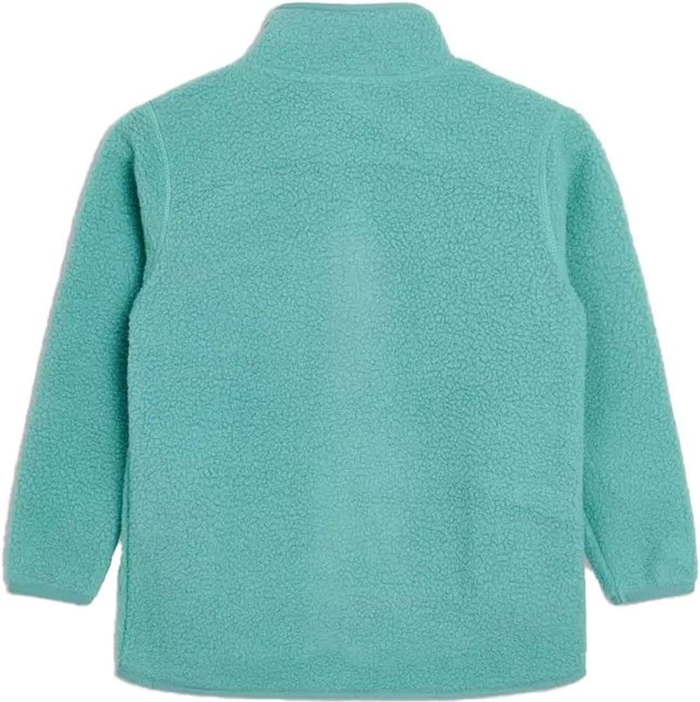 Farhult Pile Jacket Junior lasten fleecetakki, Dusty Turquoise, view: 1