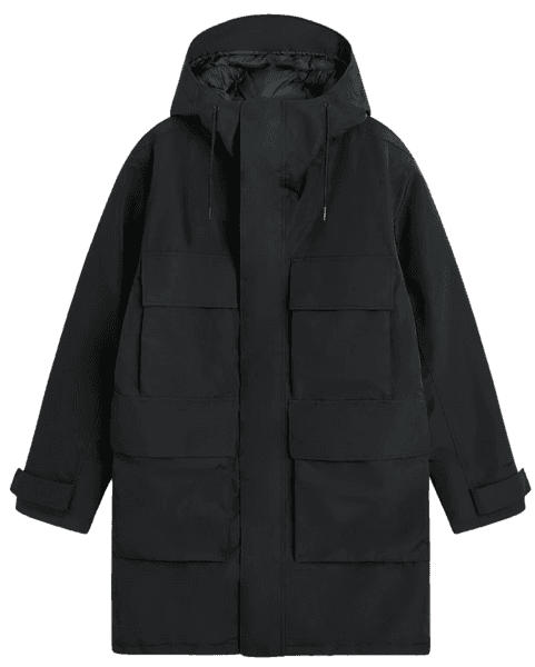 Explorer Field Parka parkatakki, Black, view: 0