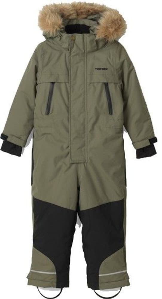 Kids Sarek Expedition Overall Field Green, view: 0
