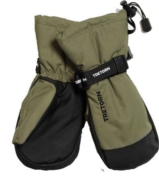 Kids Sarek Expedition Mittens Field Green, view: 0