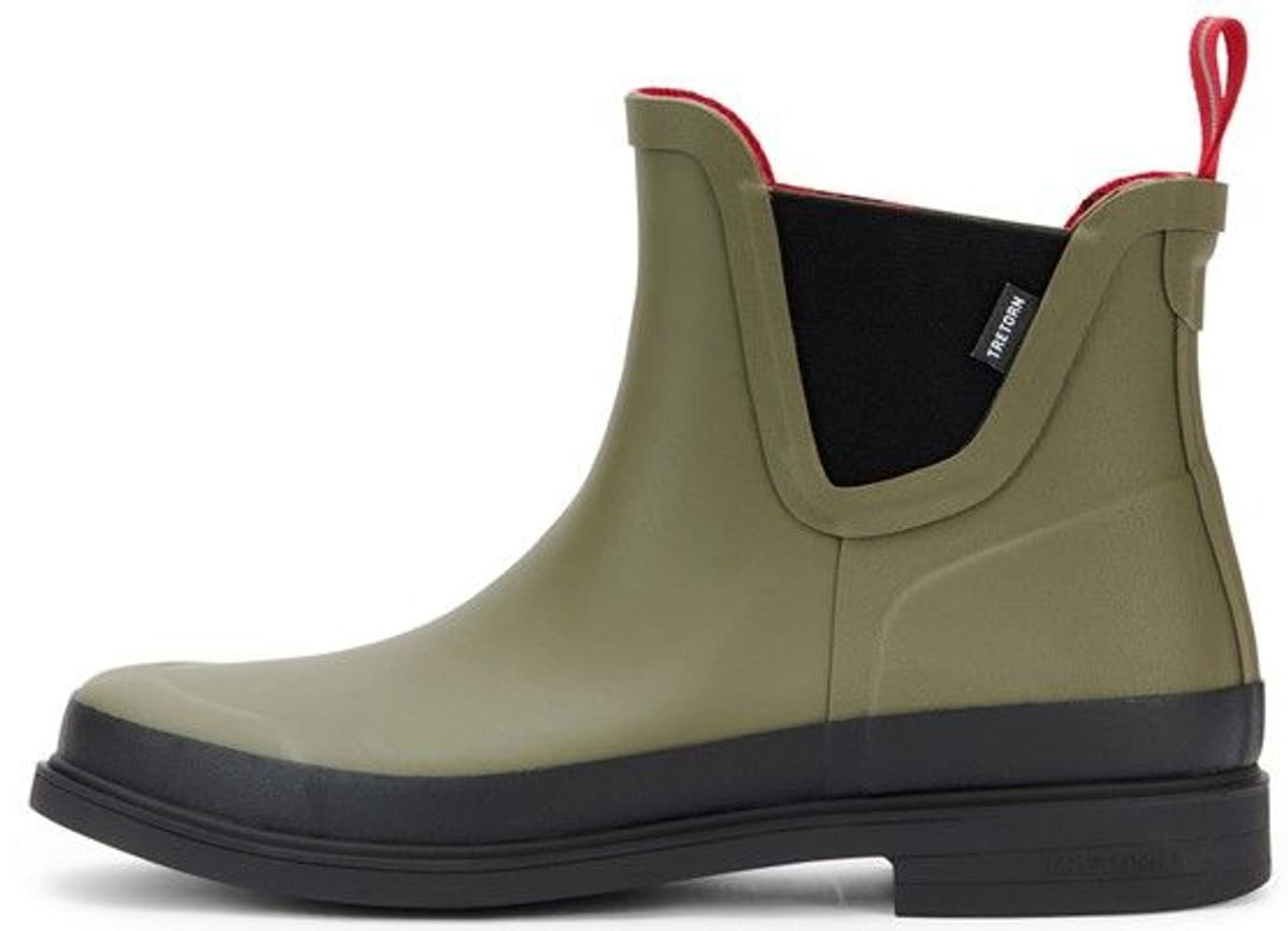 Eva naisten matalat kumisaappaat, vihreä/musta, view: 2