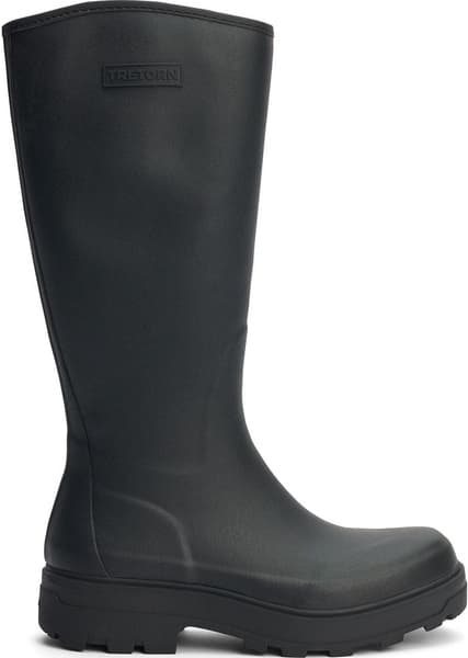 Halla naisten korkea kumisaapas, musta, view: 1