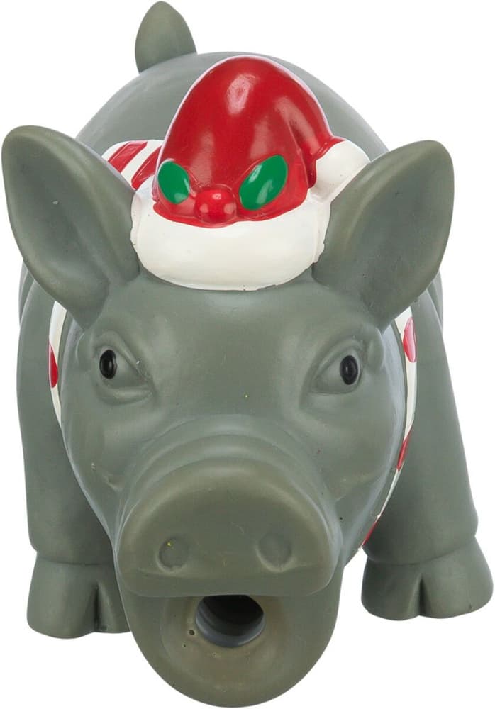 Xmas Pig Latex joulupossu, 16 cm, view: 2