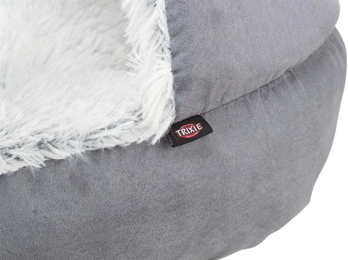 Harvey Igloo koiran luolapeti, Ø70 cm, harmaa/valkoinen, view: 3