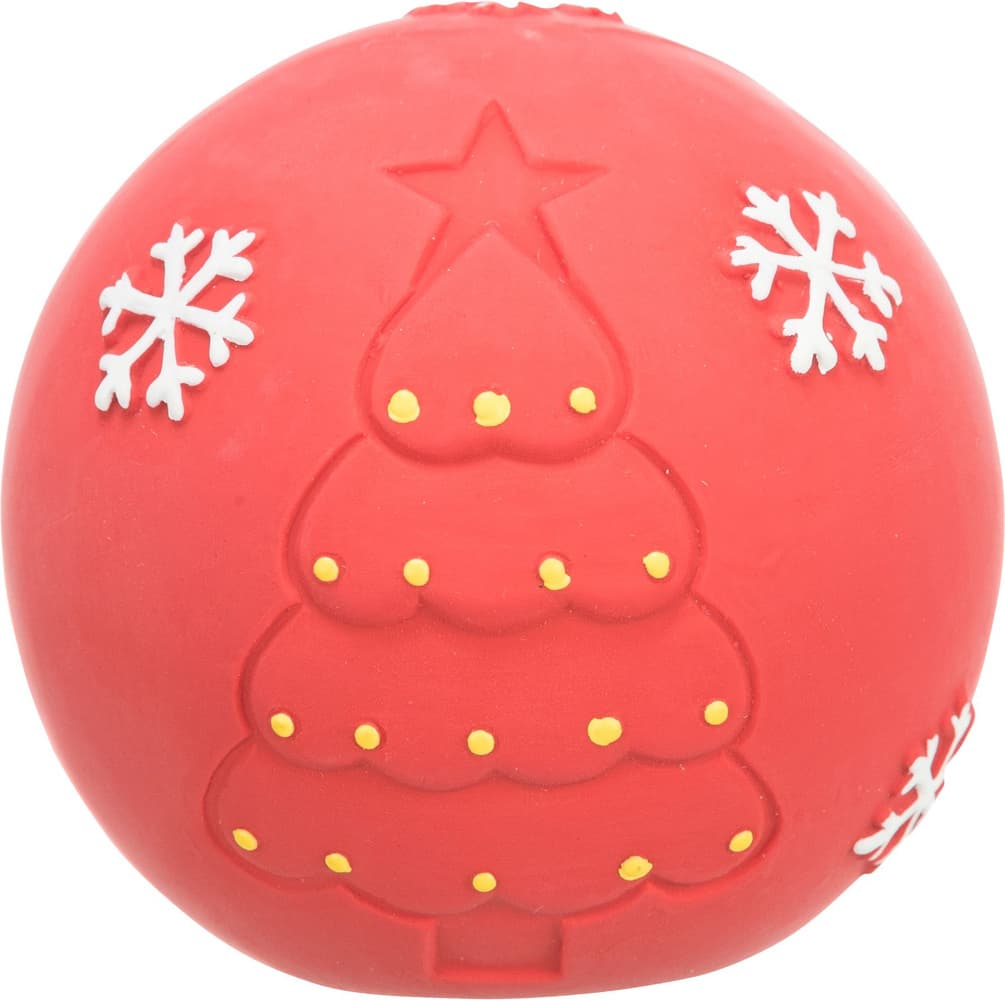 Xmas Ball Latex koiran lelupallo, ø 8 cm, view: 0