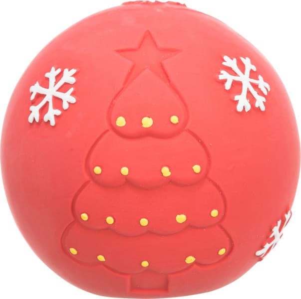 Xmas Ball Latex koiran lelupallo, ø 8 cm, view: 0