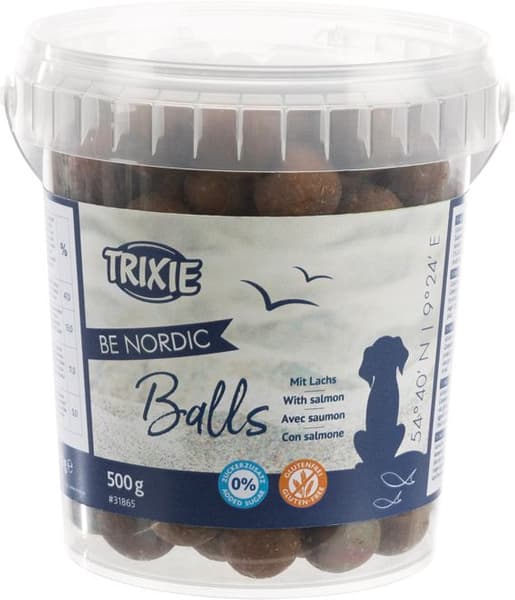 Be Nordic Salmon Balls koiran makupala, lohi, 500 g, view: 0