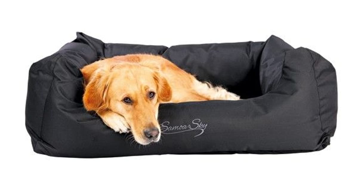 Samoa -koiranpeti, musta, 120 x 105 cm, view: 1