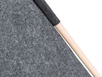 Tipi Filt koiran tiipii 70 × 70 × 70 cm, tummanharmaa - view: 5