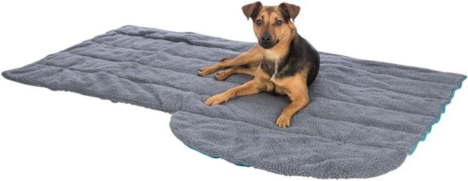 koiran makuupussi 70 × 95 cm, turkoosi/harmaa, view: 4