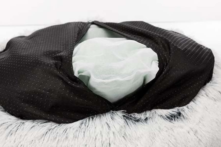 Harvey koiran peti, Ø50 cm, valkoinen/musta, view: 4