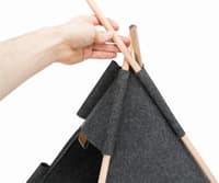 Tipi Igloo Filt Antracit - view: 2