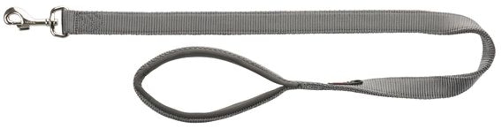 Premium talutushihna, 1,80 m/20 mm, harmaa, view: 0