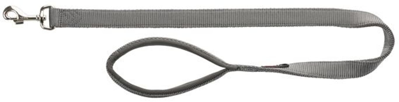 Premium talutushihna, 1,80 m/20 mm, harmaa, view: 0