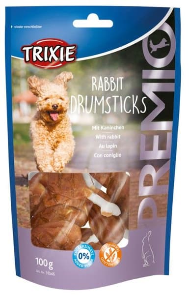Premio Rabbit Drumsticks -kaniherkut, 8 kpl/100 g, view: 0