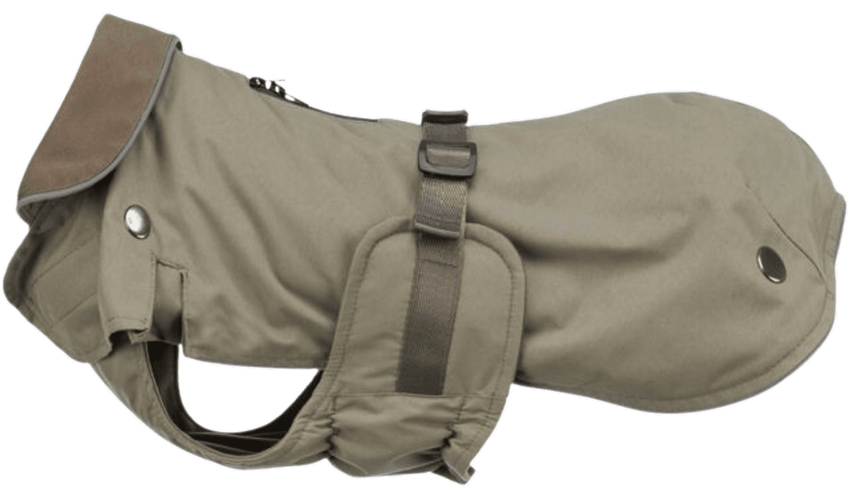 Hermy 2 in 1 Dachshund koiran takki, 33-38 cm, Olive Green, view: 0