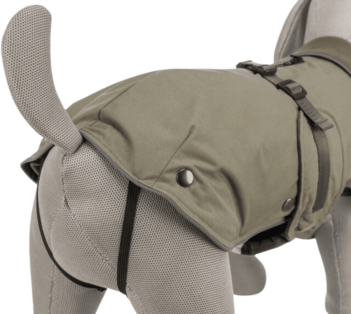 Hermy 2 in 1 Dachshund koiran takki, 33-38 cm, Olive Green, view: 2