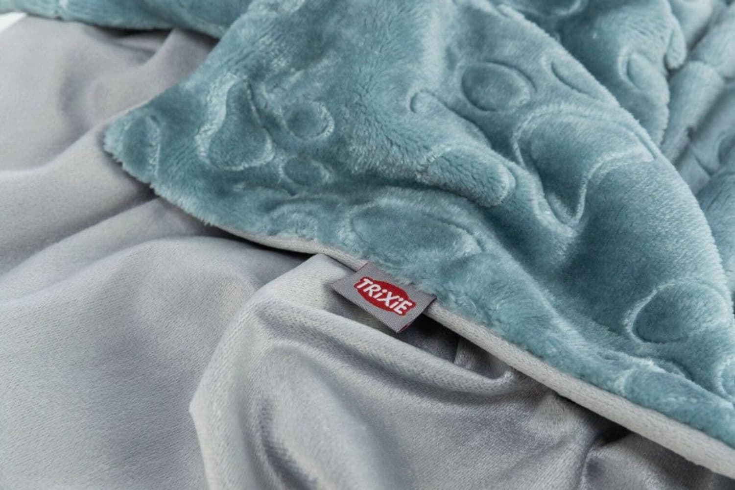 Barry viltti Soft Plysch 150 x 100 cm sininen/harmaa, view: 2