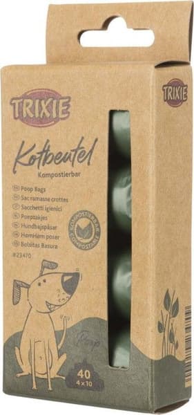 ympäristöystävälliset kakkapussit, 4 x 10 kpl, view: 0